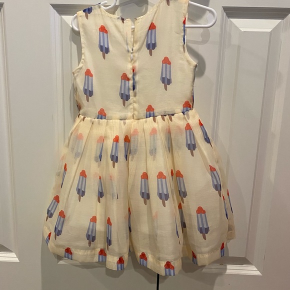 Doe a Deer (Nordstrom) light chiffon girls dress - Picture 2 of 2